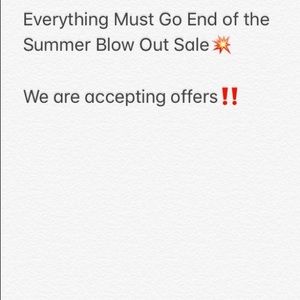 Blow Out Sale‼️‼️